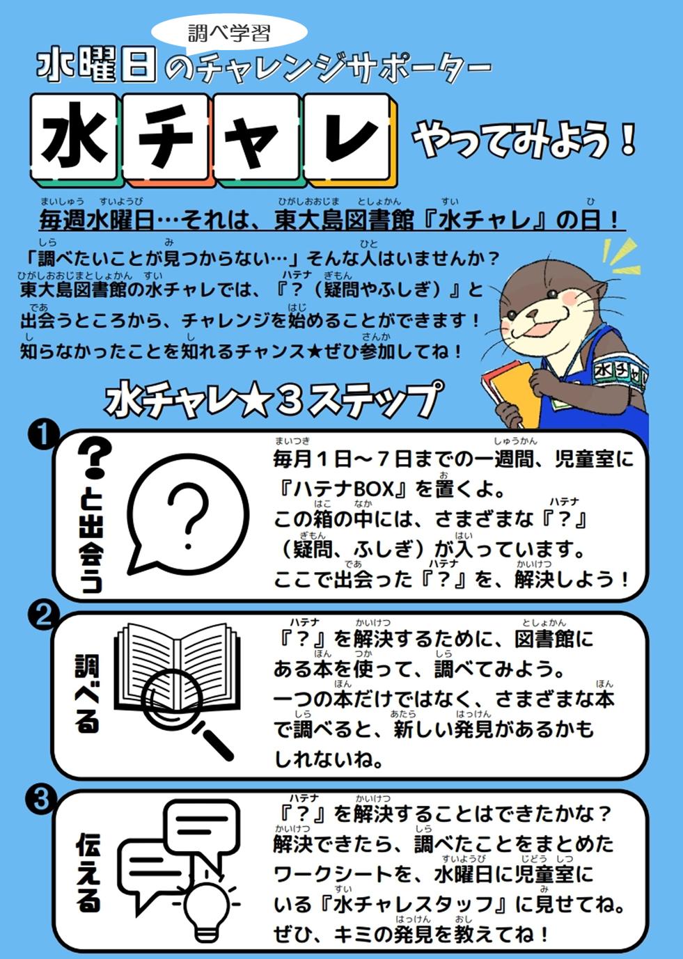 水チャレ（調べ学習入り）